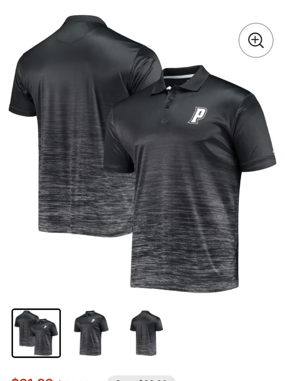 Providence Friars Colosseum Marshall Polo - Black